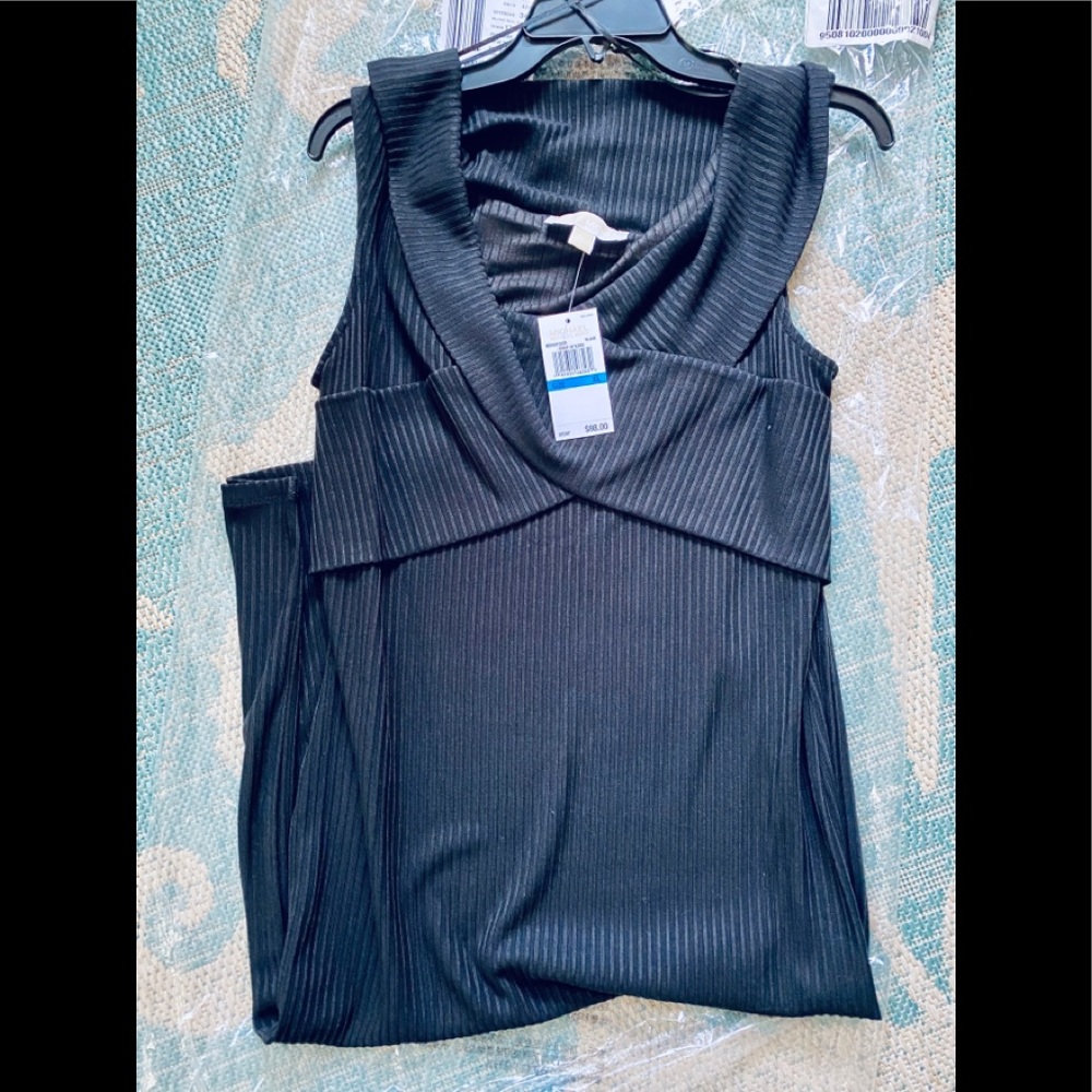 Michael Kors Core of Kors Black Ribbed Dress (XL) - Picture 5 of 5